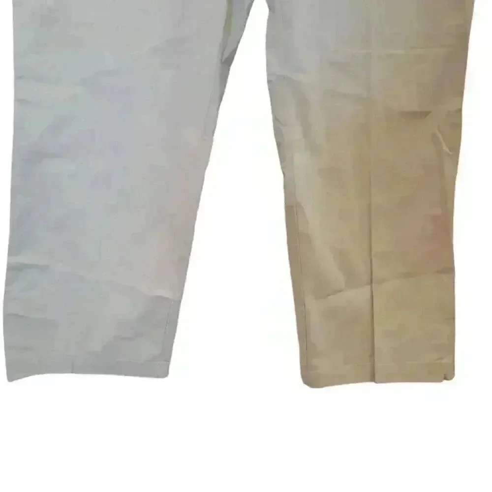 Croft & Barrow Men's Ivory Cotton/Poly/Spandex Classic Fit Chino Pants NEW